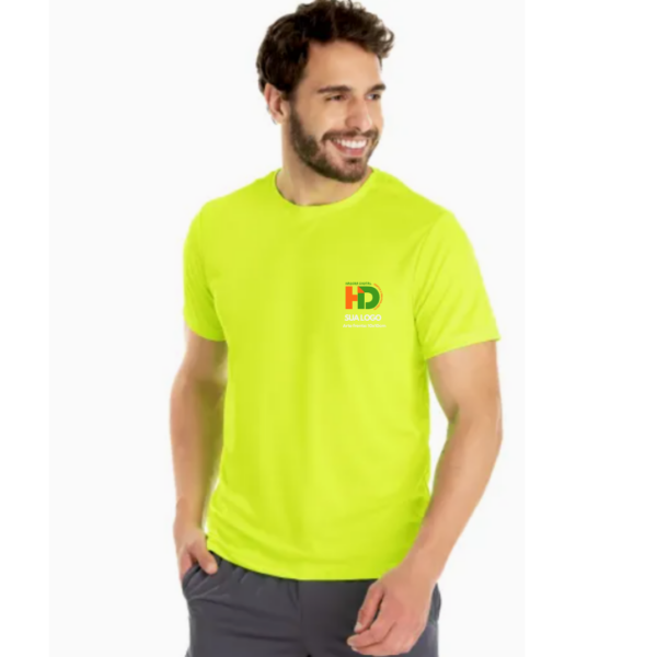 Camiseta Dry Fit Proteção UV 30+ Personalizada