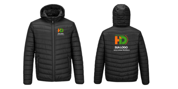 Jaqueta Puffer Corta Vento